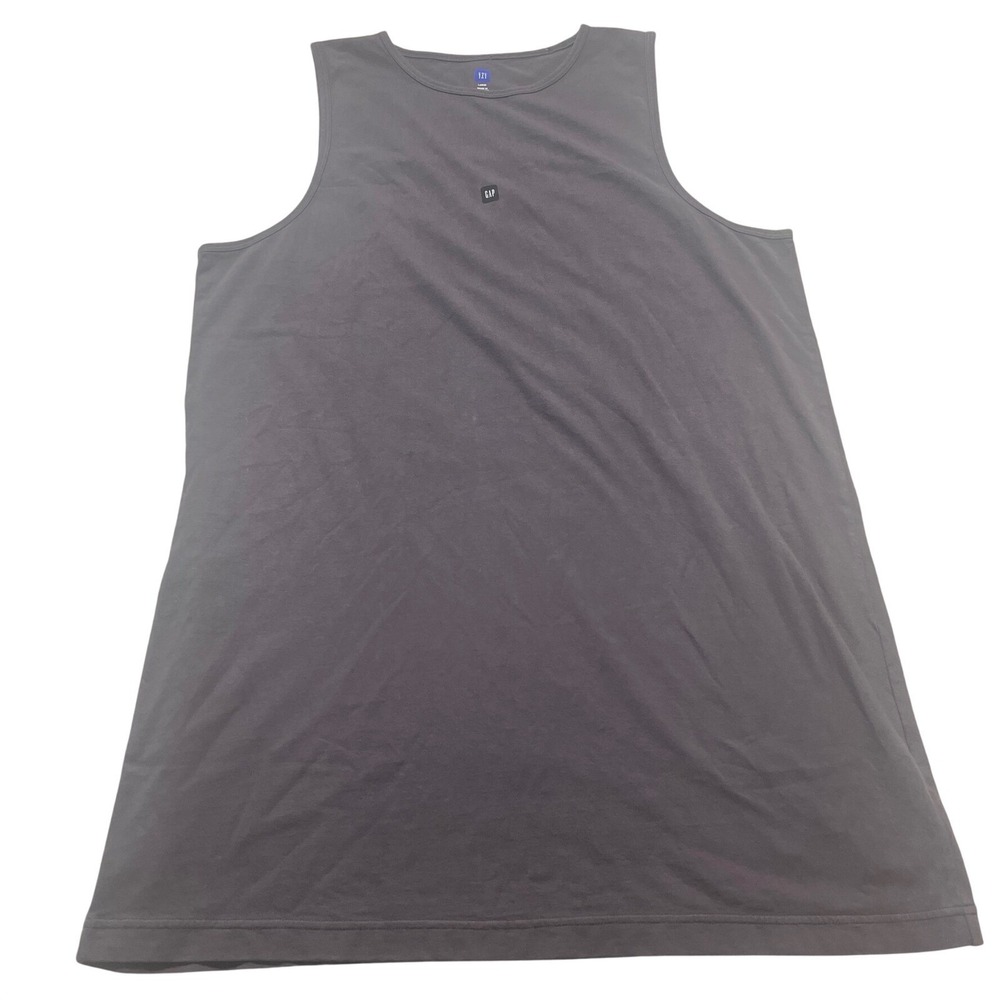 Yeezy Gap Engineered by Balenciaga Sleeveless Tank Top Dark Grey Mens Large